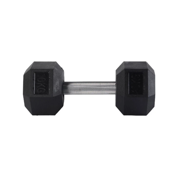 Rubber Encased Hex Dumbbell Supplier